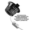 Миниатюра фото встраиваемый светодиодный светильник с переключателем цветовой температуры novotech clara 359556 черный | 220svet.ru